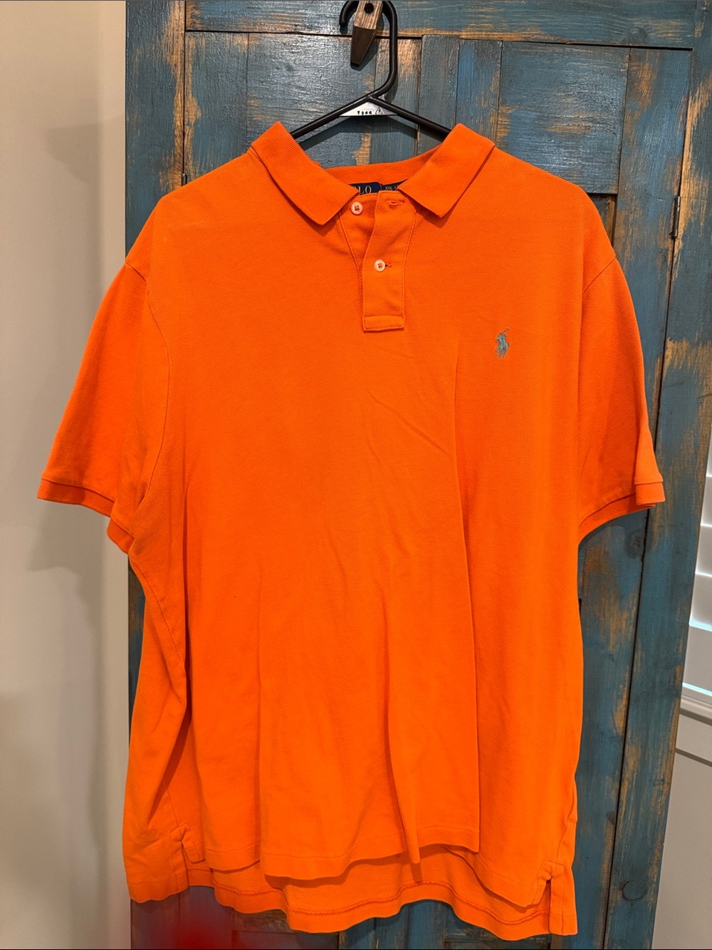 Ralph Lauren Bright Orange Polo with Signature Pony
